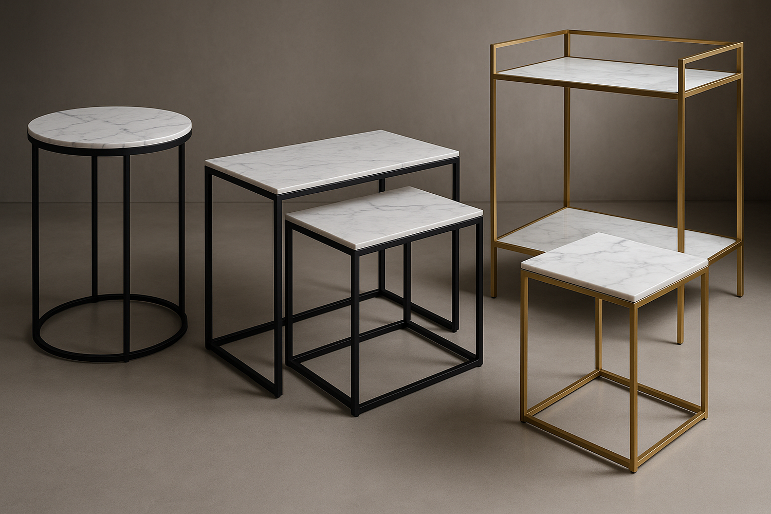 MESAS AUXILIARES & BARES